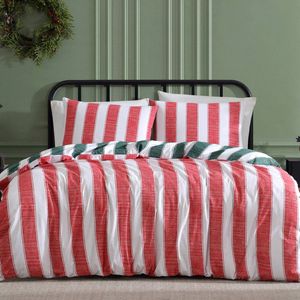 Ardor Candy Stripe Quilt Cover Set Multi