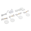 Arlec RGBW Puck Light Kit With Remote - 4 Pack
