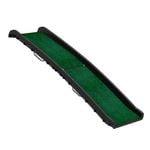 Furtastic Foldable Plastic Dog Ramp with Synthetic Grass for Extra Grip