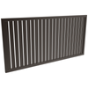 ProtectorAl 1001 - 2000 x 300 - 1000mm Black SatinVertical 18mm Gap Aluminium Welded Slat Panel - Black