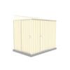 Absco Sheds 1.52 x 2.26 x 2.06m Classic Cream Narrow Double Door Garden Shed