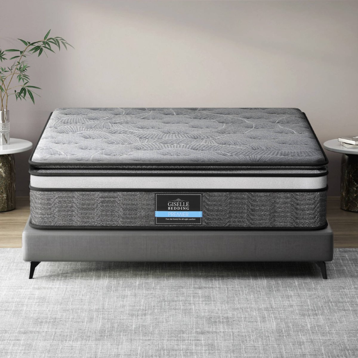 Giselle Bedding 34cm Mattress Bamboo Cover King main image 0