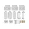 Perma Child Safety 1.4m Wide White Retractable Baby Gate Wall Mounting Set