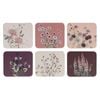 Ashdene Secret Garden Set of 6 Coasters - Pink