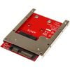 Startech.com Drive Bay Adapter For 2.5" Sata/600 - Serial Ata/600 Host Interface Internal - Red - Taa Compliant