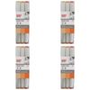 4x 3pc Kent Spectra Graphic Markers Brush Chisel Nib Drawing/design Orange Set