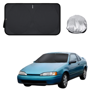 Front Windscreen Sun Shade for Toyota Paseo 1992 - 1995 - Standard 150 x 85 cm - Black