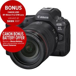 Canon Eos R5 Ii Mirrorless Camera With Rf 24-105mm F/4l Is Usm Lens