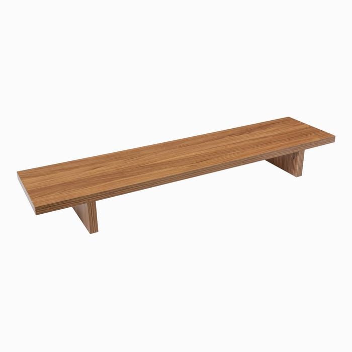 Desky Minimal Monitor Stand - Prime Oak Melamine