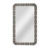 Belle Adina Bone Inlay Handcrafted Mirror 120x70cm - Grey/White