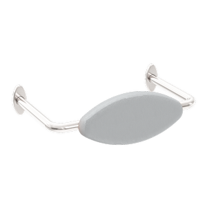Nero Mecca Care DDA Toilet Backrest Brushed Nickel
