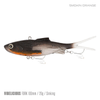 Samaki Vibelicious Fork Tail Vibe 100mm Soft Plastic Fishing Lure Smokin Orange