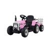 Rigo Kids Electric Ride On Car Tractor Toy Cars 12v Pink