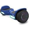 BULLET SX-2500 Hoverboard Scooter, 500W Brushless, Superior Self Balancing System, UL Certified, LED Lights, Blue
