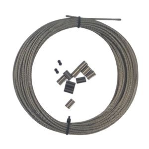 Swimerz 49 Strand Stainless Steel Trace Wire, 740lb  30ft