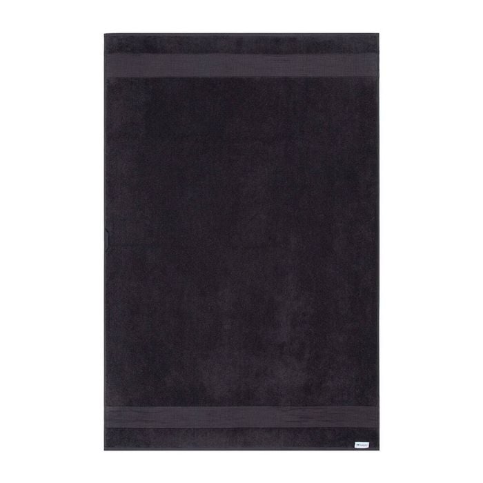 Lacoste LLECROCO Soft Organic Cotton Bath Sheet Bitume 100x150cm