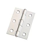 Zenith  85mm Zinc Plated DURAsmooth™ Butt Hinge Fixed Pin