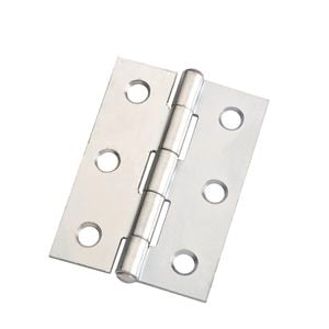 Zenith  85mm Zinc Plated DURAsmooth™ Butt Hinge Fixed Pin