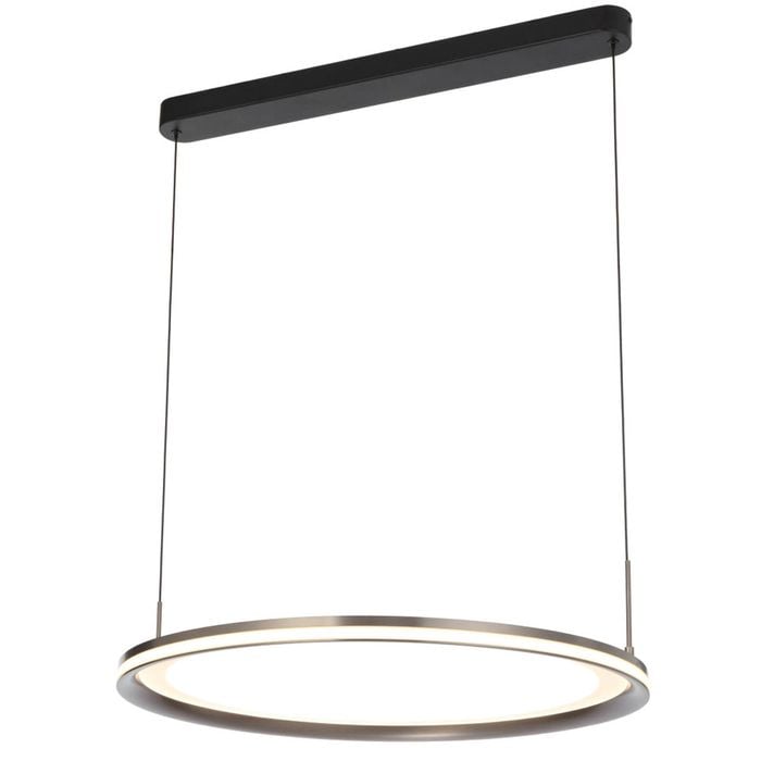 Telbix Fulcrum Contemporary Pendant Hanging Lamp Light Aluminium Pvc Acrylic Pearl Grey Satin