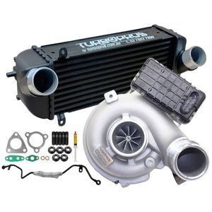 Upgrade Billet Turbo Charger With 84mm Intercooler And Genuine Oil Feed Pipe For Hyundai Santa Fe D4HB 2.2L 2009-2014