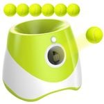 Advwin Automatic Dog Ball Launcher with 6 Tennis Balls