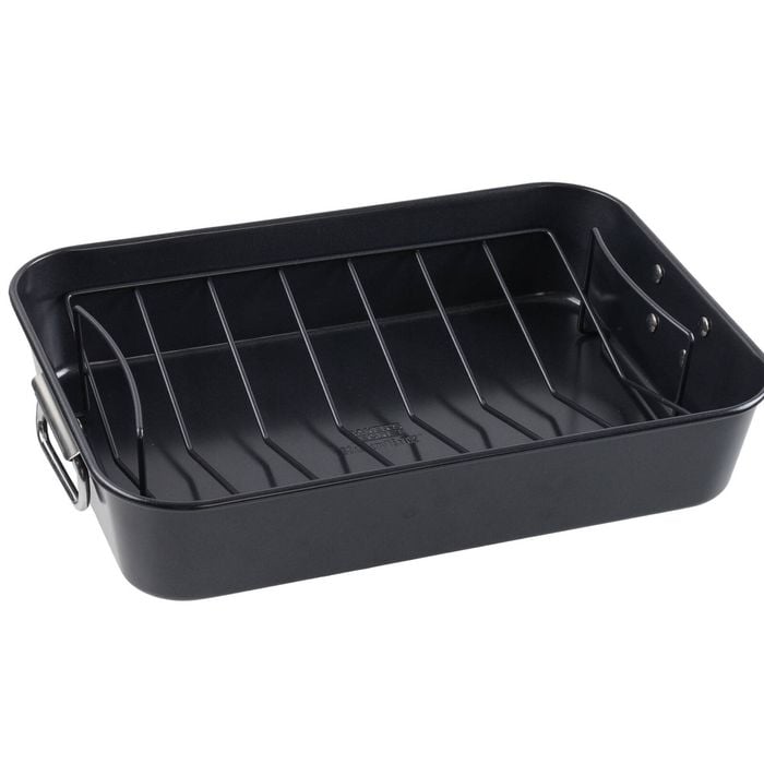Bakers Secret Roaster Non Stick With Rack Gift Boxed Heavy Duty 38x26cm