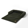 Charlie's Cloud Bolster Sofa Protector Dog Bed Olive Medium