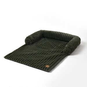 Charlie's Cloud Bolster Sofa Protector Dog Bed Olive Medium