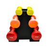 3 Pairs PVC Dumbbell Set - 1kg + 3kg + 5kg