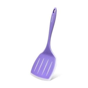 Fissman Silicone Slotted Turner MAURIS Series Heat Resistant 1424 Purple 33cm