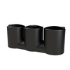 Melro Tanks 2000L Black Slimline 2007 Poly Water Tank