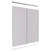 Lugna 2100 x 1201-1800mm Clear Anodised VJ Panels Wardrobe Double Sliding Doors