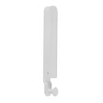 Practa White Wall Mounted Folding Clothes Rail