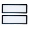 All Set 372 x 134mm Number Plate Protector - 2 Pack