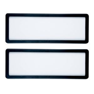 All Set 372 x 134mm Number Plate Protector - 2 Pack