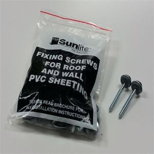 Sunlite Screw Fixings Galvanised 25pk