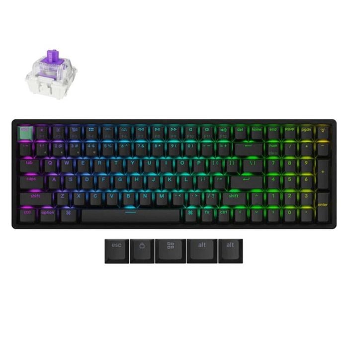 Keychron K4 He Magnetic Custom Keyboard (black) (gateron Nebula Switch)