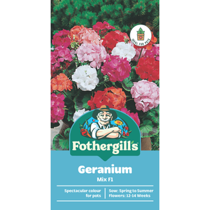 Fothergill's Geranium Mix F1 Flower Seeds