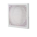 Blauberg 125mm White Square Eggcrate Grille