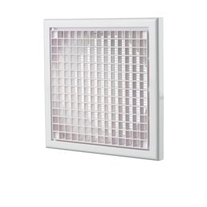 Blauberg 125mm White Square Eggcrate Grille