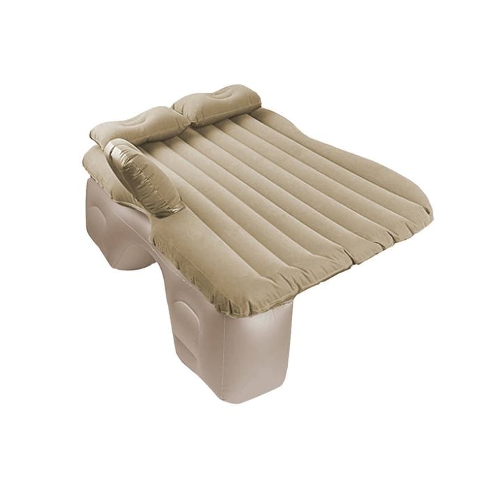 SOGA Beige Stripe Inflatable Car Mattress