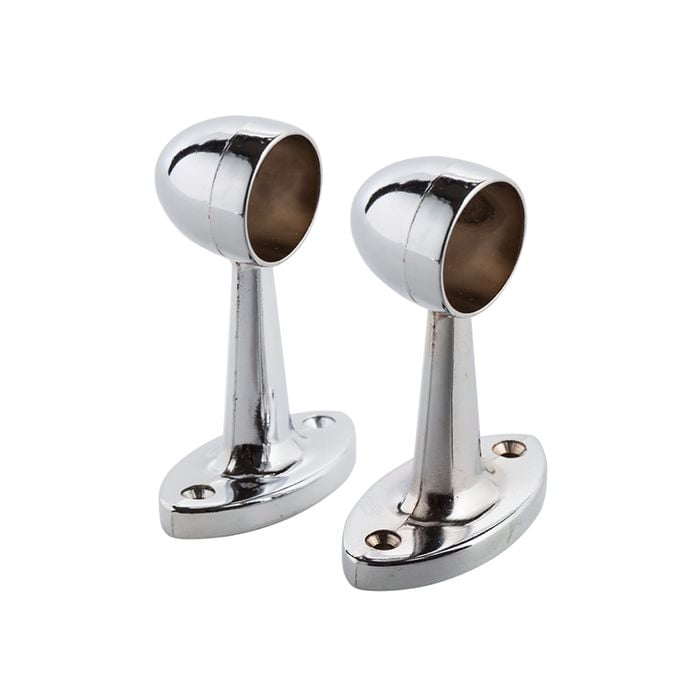 Sandleford 16mm Chrome Pillar End - 2 Pack