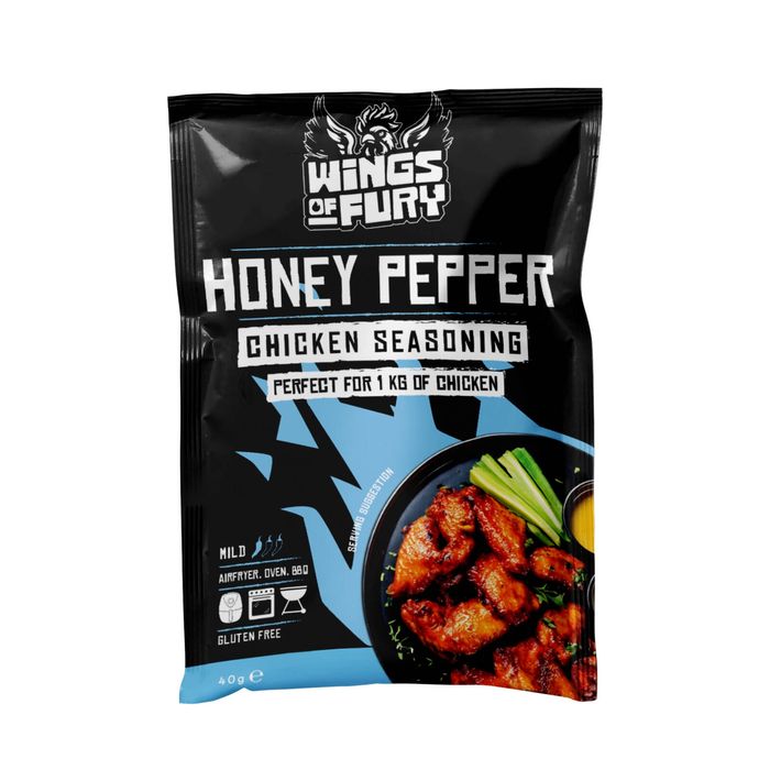 Wings of Fury Honey Pepper Seasoning 40G