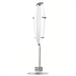 Catzon 2 Speed Powerful Milk Frother Wand Ultra Fast Handheld Drink Mixer-White