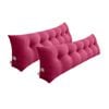 SOGA 2x 180cm Crabapple Red Wedge Pillows