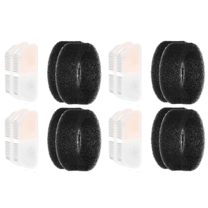 Yes4pets 8 Pack Cat Dog Water Fountain Filter Replacement Activated Carbon Ion Exchange Triple Filtration Pw115