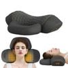NNEOBA Electric Cervical Massage Pillow Heated Neck & Spine Support Grey