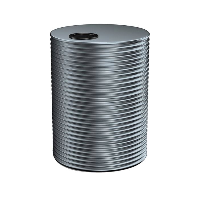 Kingspan 2000L Round Steel Water Tank - 1200mm x 1860mm Deep Ocean