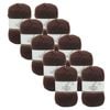 10x Malli Cappuccino Blend Basic 100g Knitting/crochet Yarn Acrylic/poly