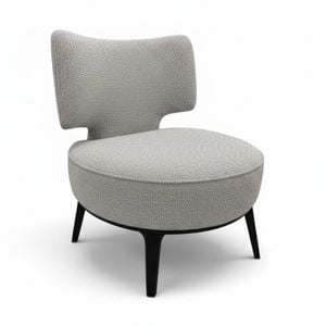Calla Occasional Accent Corner Chair Grey